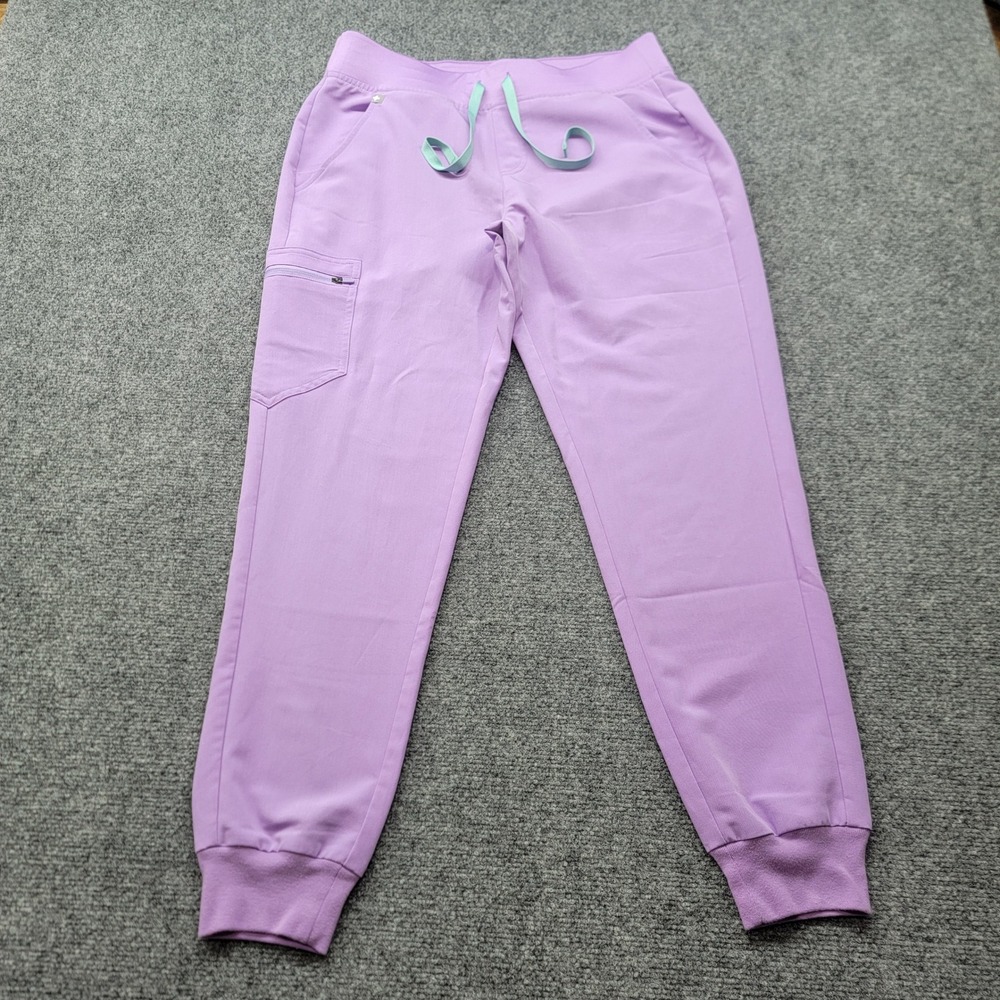 FIGS Zamora Jogger Scrub Pants W18SW2005 Purple Medium Technical Collection